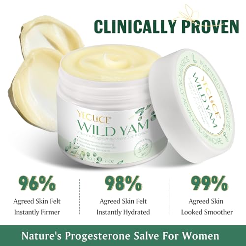 Image of Xaarty Wild Yam Cream for Hormone Balance, Natural Skincare Products, Alleviate Menstrual Discomfort, Rich In Vitamins, Nourish The Skin, Alleviate Menopause-Related Issues In Women, 3.17 Oz
