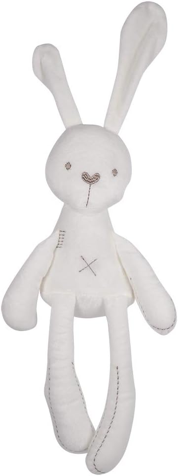 寝かしつけ用おもちゃ ベビー おもちゃ ウサギ 兎 ぬいぐるみ 人形 睡眠補助 知育玩具 抱っこ枕 ベビーカーおもちゃ 動物認知 色認知 ベビー 赤ちゃん キッズ 幼児 新生児 装飾 飾り 超かわいい カワイイ 出産お祝い 誕生日 プレゼント 贈り物 Faz Co Zm
