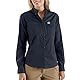 Carhartt Damen Rugged Professional™-Serie Relaxed Fit, langärmliges Canvas-Arbeitshemd, Navy, L