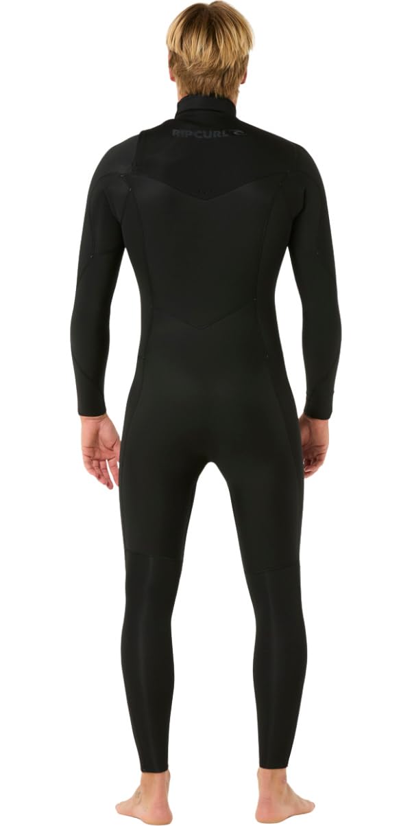 RIP CURL 2025 Hombres Dawn Patrol Pro 4/3mm Chest Zip Neopreno 16WMFS - Black