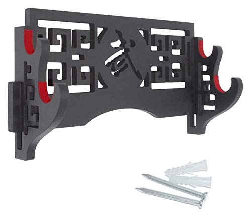 Katana Rack Tenedor de la espada espada montada en la pared Perspectiva de sartén japonés...