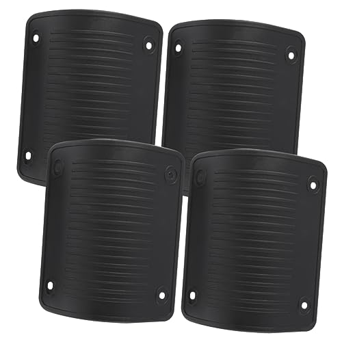 Generic Anti-Collision Luggage Corner Luggage Corner Protector 4pcs Travel Suitcase Guard Box Backpack Plastic Drawer Box Suitcase Corner Guard Plastic Luggage Protector, 13X11X3.5CM, Black