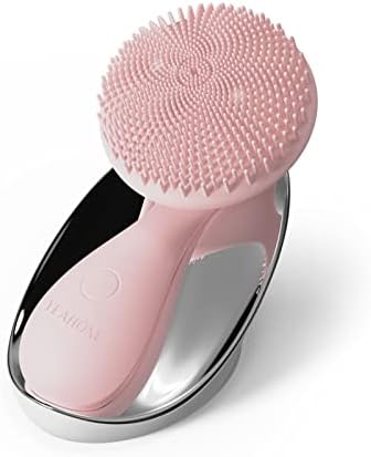 YEAHONE Facial Cleansing Brush,Electric Silicone Face Scrubber for Deep Cleaning and Exfoliating,Gentle Vibrating and Massage,Mini Sonic Skin Exfoliator Tool