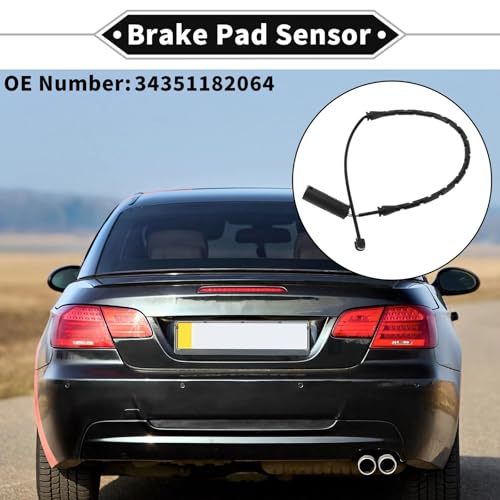 Sensor de pastillas de freno delantero BMW E38 2000 2001 cable OEM 34351182064 4