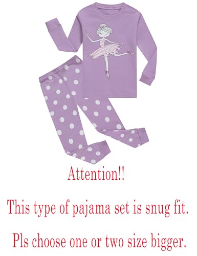 Image of KikizYe Little Big Boys Long Sleeve Pajama Sets 100% Cotton Pjs
