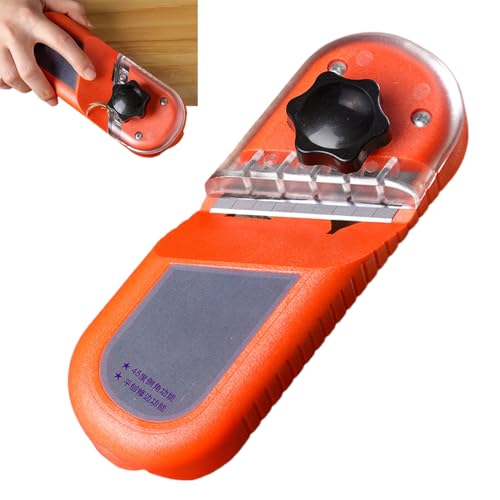 SVCEQZE プラスター板エッジャー | ジプソムボード用面取り工具 | 木工用ジョイント仕上げトリミングツール