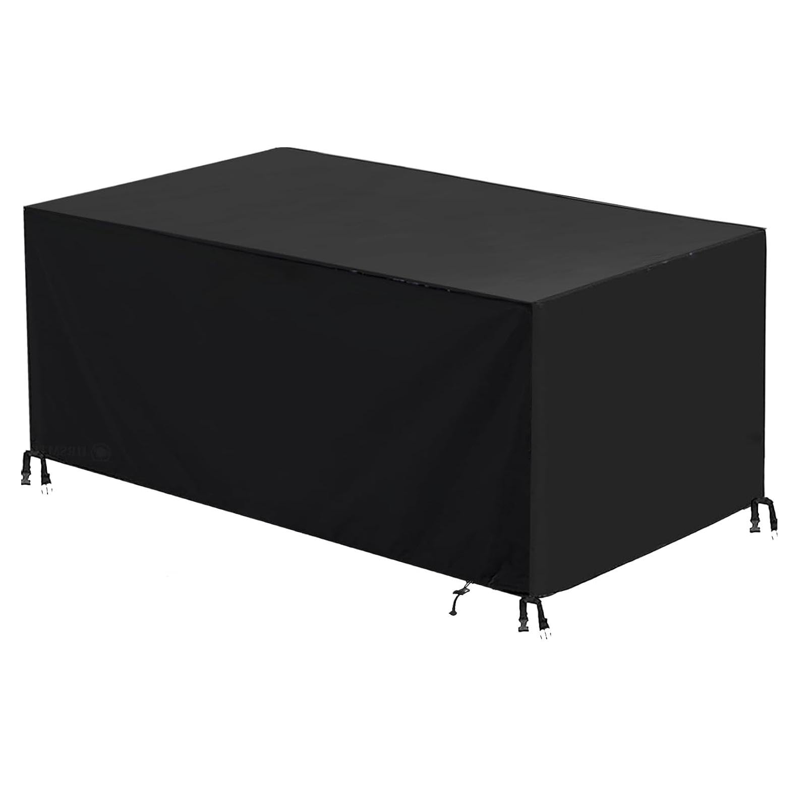 DEERFAMY Housse Salon De Jardin Exterieur, 125 * 125 * 74cm Protection Table Jardin Impermeable