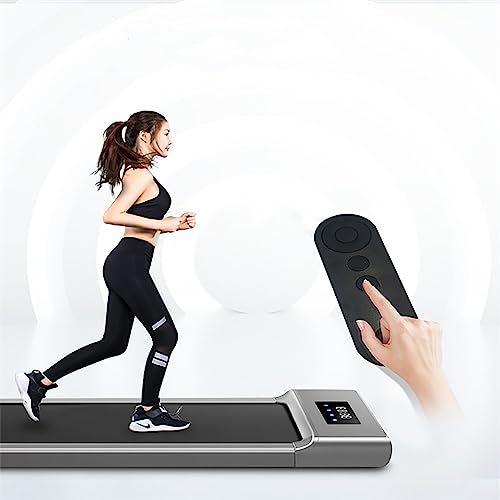 Cinta de correr silenciosa, máquina portátil para caminar con control de aplicación, múltiples modos deportivos integrados, capacidad de carga máxima de 110 kg, no requiere instalación