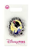 Disney Pin - Princess Portrait Cameo - Side Profile - Silver Frame - Snow White and the Seven Dwarfs - Snow White