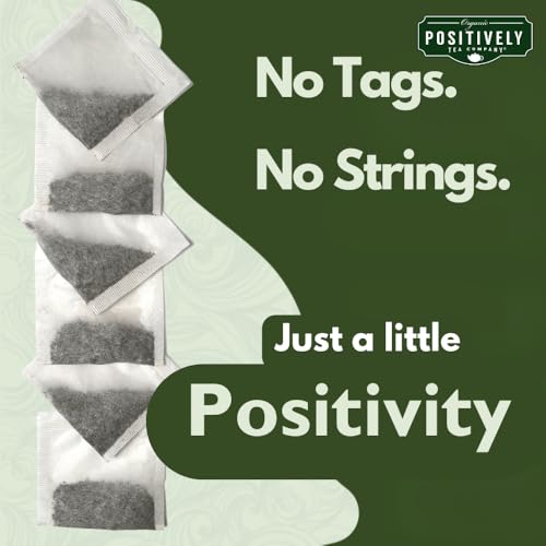 Image of Positively Tea, Organic Green Tea, 100 Ct Tea Bag Value Pack