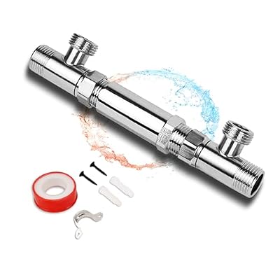 ZAIGANMA Sensor Valve fit for Instant Hot Water Recirculating Pump Bypass Valve 304 Stainless Steel Replace Old Plastic Version