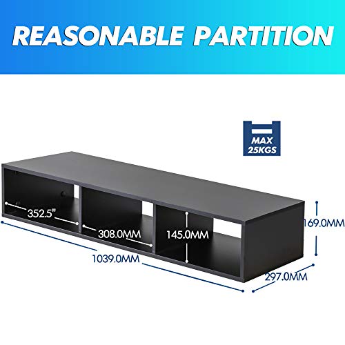 FITUEYES Mobile Porta TV Sospeso, Mensole da muro