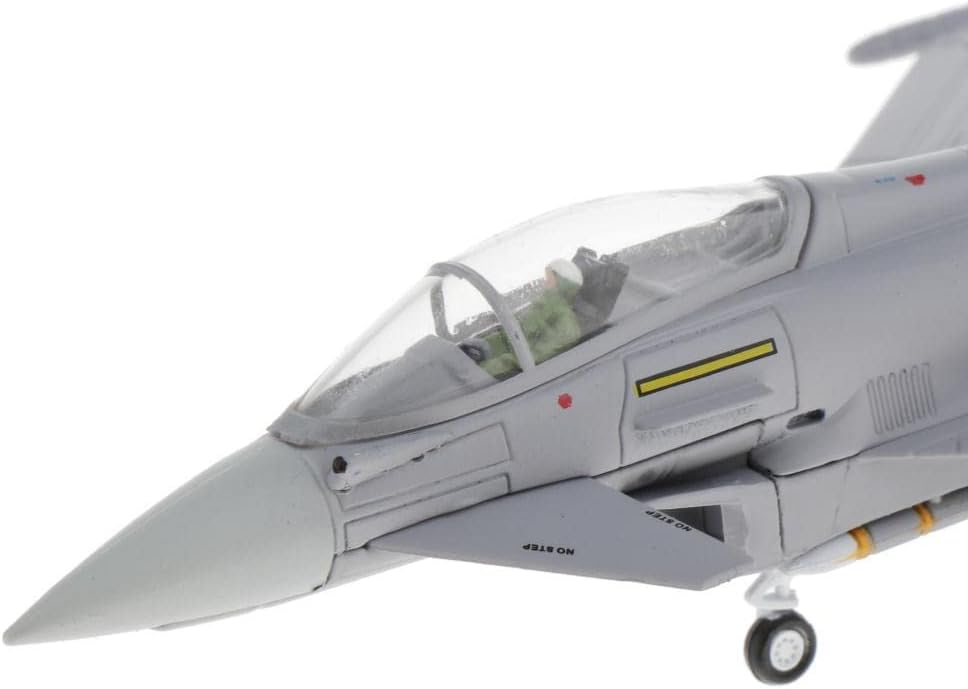 1/100 Scale EF2000 Eurofighter Typhoon Fighter Plane Metal Diecast Model for Collection Gift