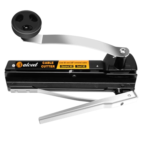 Salcod BX/MC Cable Cutter for Up to 3/8 Armored Cables Adjustable Depth