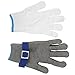 Mavaol Stainless Steel Cut Gloves, 316L Wire, Food Safe, Heavy Duty Hand Protection, Comfortable Fit, for Industrial Kitchen, Metalworking, Rescue (M)