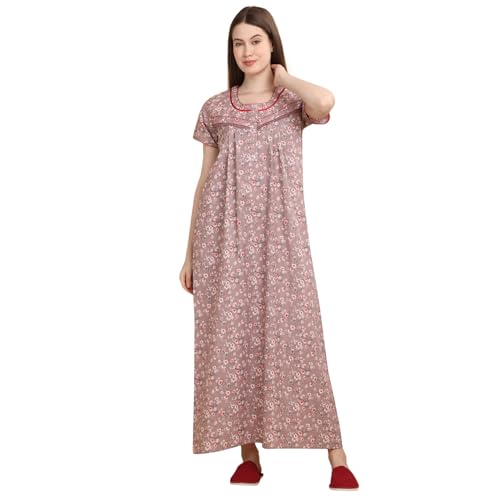 Chemise de nuit en coton Sweet Dreams ample pour dormir sans gêne