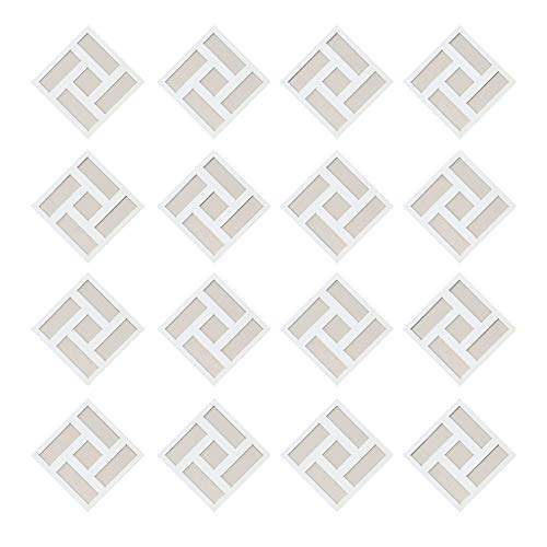 ITTA Acrylic Mirror Wall Stickers,Mirror Wall Decals,DIY Hollow Mirror Wall Decor,Self Adhesive Mirrors Stickers for Home Decoration?Silver 10 pcs 4