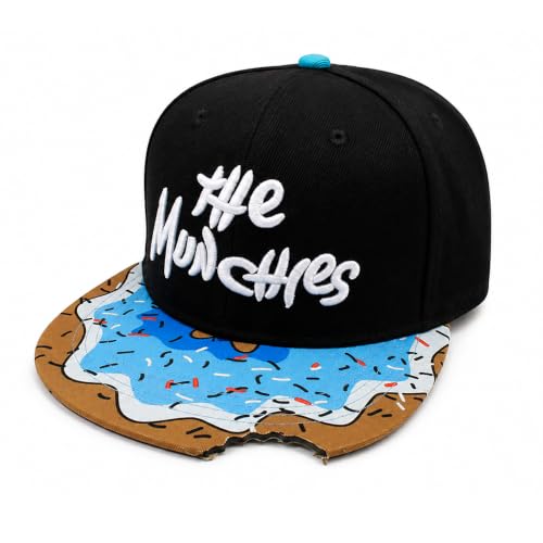 Image of VRITRAZ Comfortable Polyester 3D Printed Hip Hop Cap for Men & Women | Adjustable Snapback Closure Flat Brim Baseball Hat | Lightweight Urban Streetwear Headwear for Dance, Skateboarding, Gym, Sports