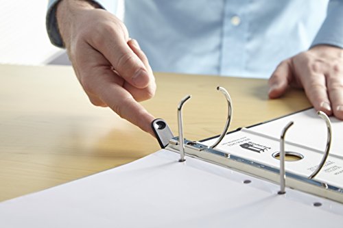 Bindertek 3-Ring 4-Inch Premium Linen Textured High Capacity Binder, White (3Xln-Wh) #TOP1