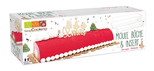ScrapCooking 1921 Molde Tronco PVC Blanco 33,0 x 11,4 x 6,4 cm