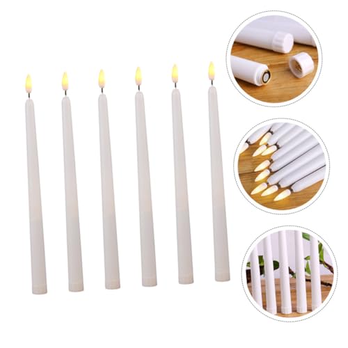 Velas de bateria de halloween SHINEOFI sin fuego para decorar con niños 4