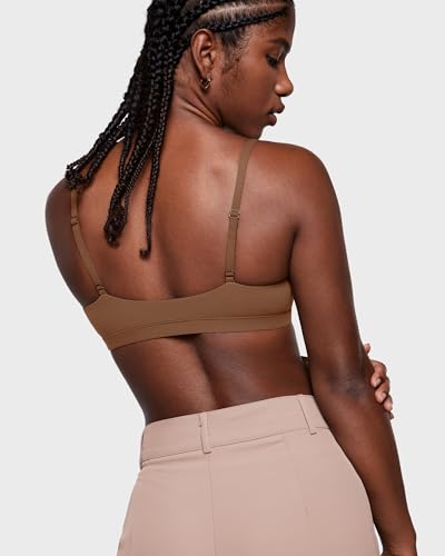 Image of INLYRIC Women's Inbarely Soft Bralettes - Cami Bras No Underwire Seamless Unlined Comfort Bralette