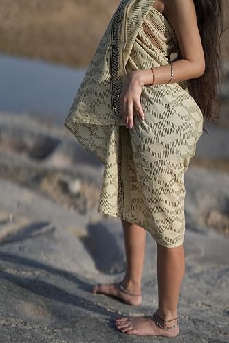 Block Print Pareo – Indian Cotton Sarong for Beach Days Personalized Photo Sarong Wrap – Custom Face Beach Cover-Up4