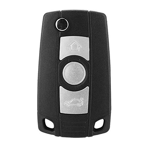 Key Fob Case, with Uncut Blade Folding Flip Key Fob Case 3 Button Key Shell Cover - Image 4