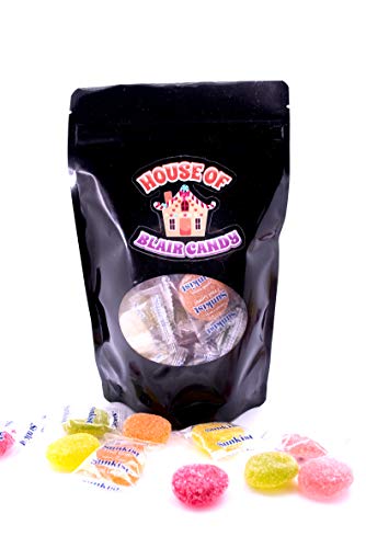 Sunkist Fruit Gems - 1 Lb Resealable Stand Up Candy Bag - Sugar Coated Jelly Candies In Fruit Flavors: Lime, Lemon, Orange, Raspberry, And Pink Grapefruit - Individually Wrapped Gummy Candy #TOP1
