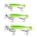 Ywmsfl Metal Hard Baits with Soft Baits Fishing Lures Hard Baits Long Throwing Fishing Spoons Crankbaits Swimbaits