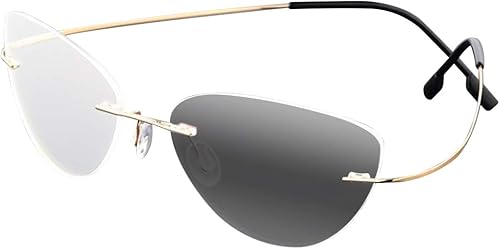 Miniatura 1 de Lentes de lectura multifocales progresivos de metal con memoria y ojo de gato para mujer, M