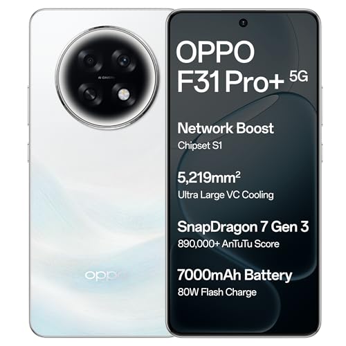 Oppo F31 Pro+ 5G (Himalayan Pink, 8GB RAM, 256GB Storage)