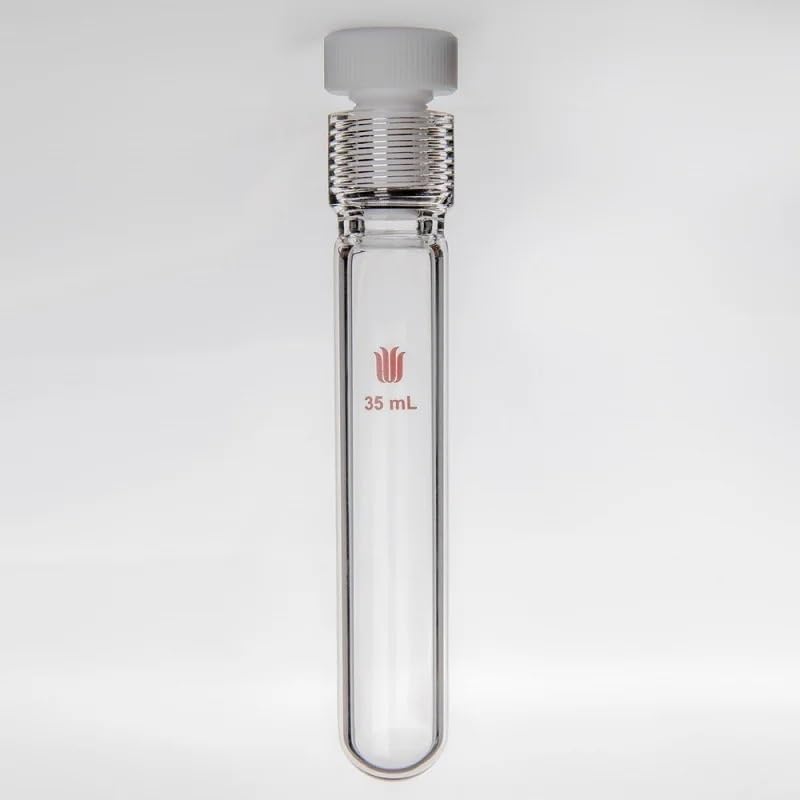Lab Thick walled pressure resistant bottle, PTFE internal thread plug, O-ring fully coated with PTFE, P16(1mL-P160701F)