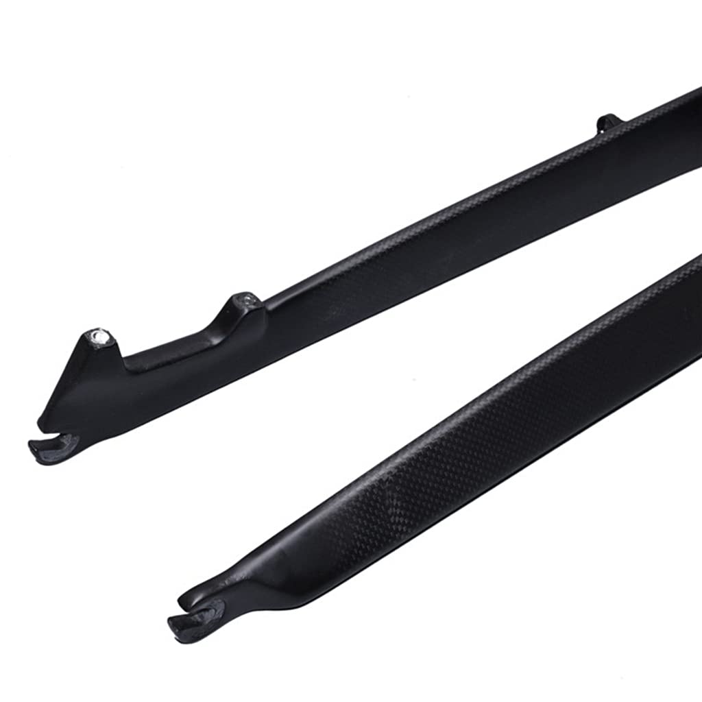 Widelec do roweru MTB 1-1/8" (28,6 mm) Prosty rurowy widelec sztywny z włókna węglowego 3K do rowerów górskich Widelec do roweru 26/27,5/29"