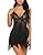 Avidlove Lingerie for Women Lace Babydoll Sleepwear Boudoir Outfits Plus Size Langeray S-5XL