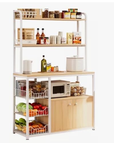Opiniones de Estante Multiusos disponible en línea para comprar. 45 Mueble Rack Multiusos De Cocina Moderno, 6 Niveles Estante De Cocina Con Capa Almacenamiento, Despacho Aparador Mueble Con 3 Repisa Y Armario De Almacenamiento Para Almacenamiento...