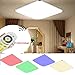 Produktbild MYHOO 24W Ultraslim LED Deckenleuchte RGB Modern Farbwechsel Deckenlampe Schlafzimmer Küche Flur Wohnzimmer Lampe Wandleuchte Energie Sparen Licht [Energieklasse A++]
