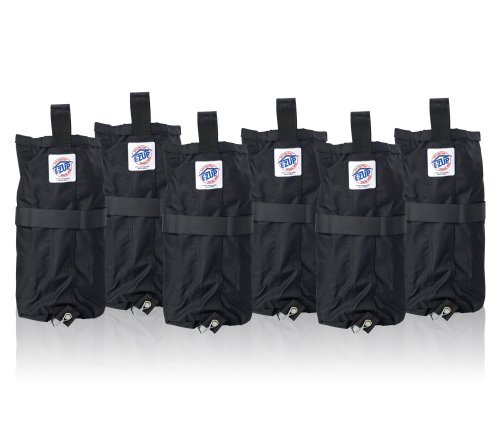 E-Z UP Fillable Weight Bags, Set of 6, Holds 40 lbs. Each