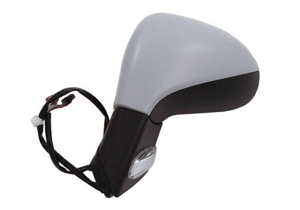 Alkar 6131284 Outside Complete Electric Heated Primed Convex Mirror with Blinker