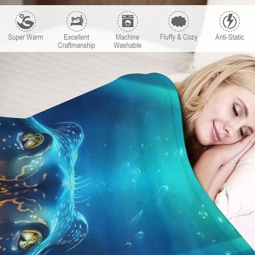 Couverture de balcon et camping MFourmia Ray, couvre-lit flannel doux 100x130