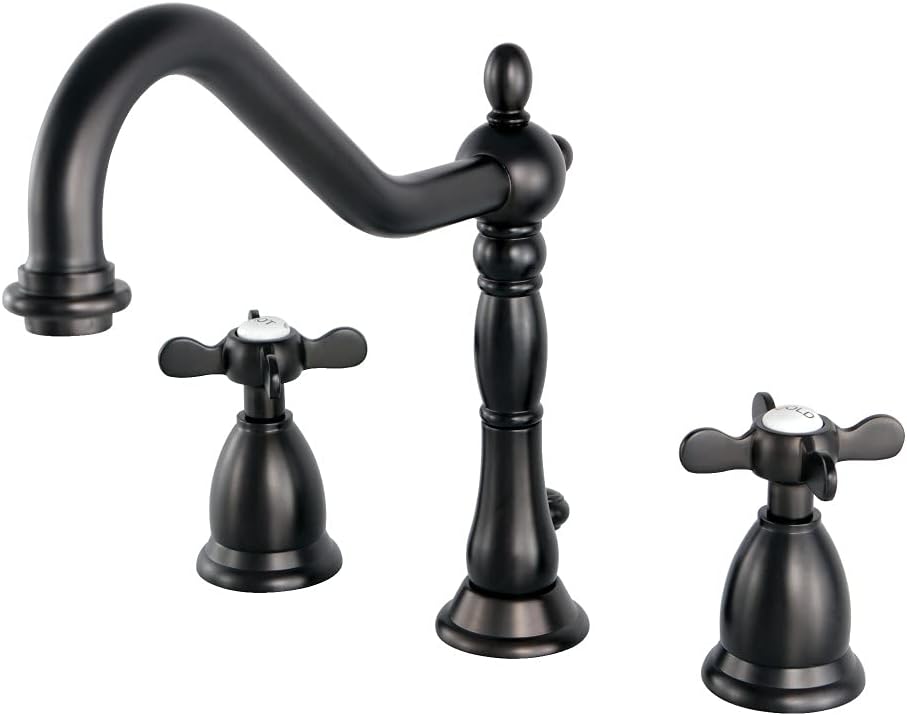 Flаѕh Dеаlѕ - 70% оƒƒ Kingston Brass KS1995BEX Essex Widespread Bathroom Faucet, 8-1/2 In Spout Reach, Oil Rubbed Bronze