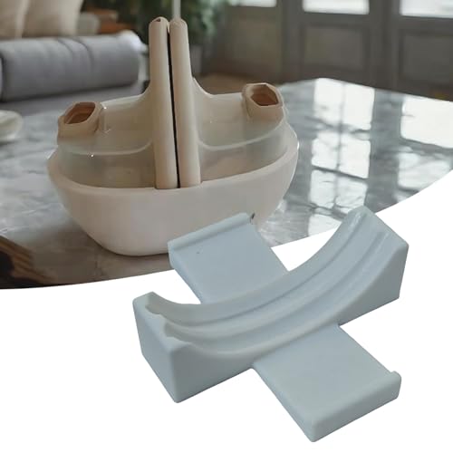 Image of Breast Pump Holder Compatible with Eufy S1 - Keep Wearable Pumps Upright, Compact for Nightstand or Fridge, Perfect for Busy Moms