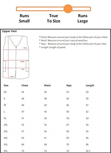 CHARLENE Long Zipper Stylist Vest with Pockets2