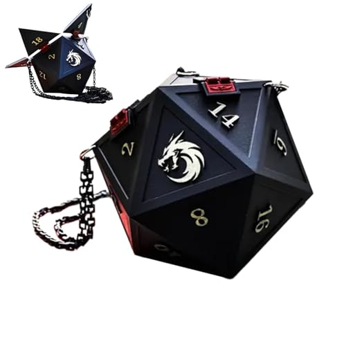 Sac à main D20 dé design idéal pour les fêtes et les escapades décontractées