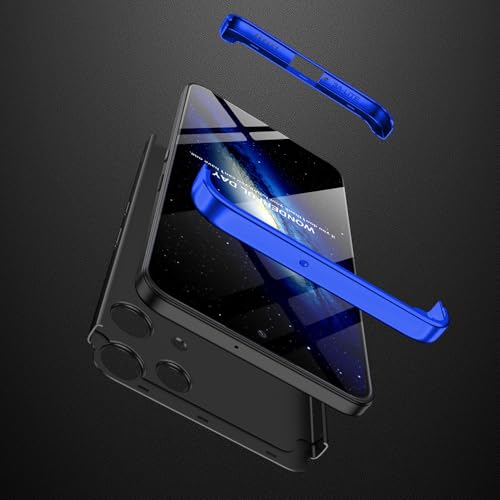 Image of Kapa Double Dip Full 360 Protection Back Case Cover for Nothing Phone 3A LITE (Blue,Black)
