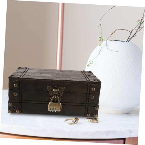 Boîte de rangement rétro en bois vieilli de haute qualité LIFKOME - 6