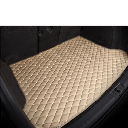 Tapis de coffre pour Audi Q7 4L 5 places 2006-2015 beige sur mesure protection auto