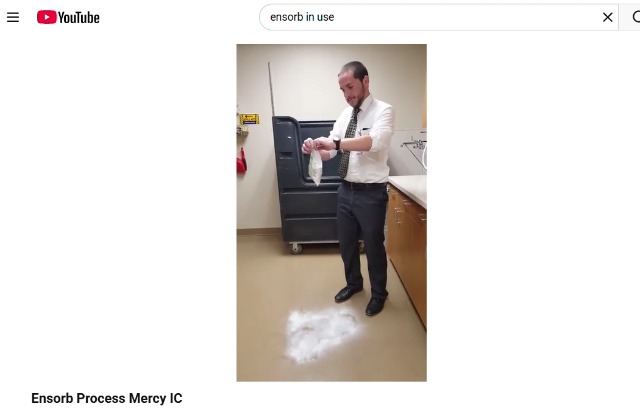 Image of Enpac ENSORB Spill Cleanup Granular Absorbent for use with Oil, Hazmat, Chemical, Caustic, and Universal Liquids (1.5-cu.ft Bag)