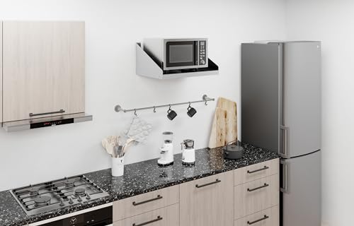 Image of AmGood 24 inch Long x 18 inch Deep Stainless Steel Wall Shelf with Side Guards