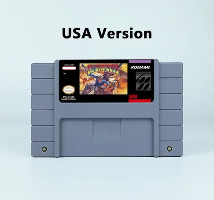 Action Game for Sunset Riders - USA version Cartridge available for SNES Video Game Consoles-USA Version